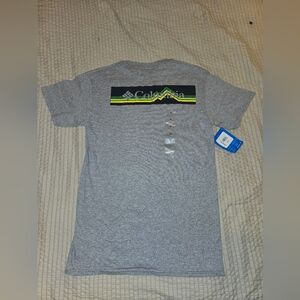 NWT Columbia Kids Gray Graphic Tee